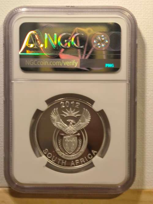 2nf FINEST known with only 1 coin better.  2012 10Cents - RHINO - PF69 ULTRA CAMEO